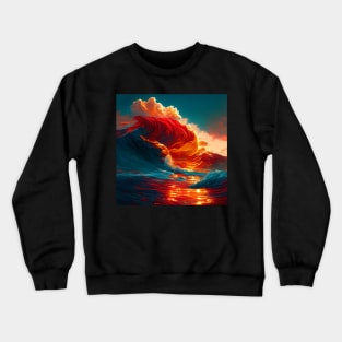 Wild wave Crewneck Sweatshirt